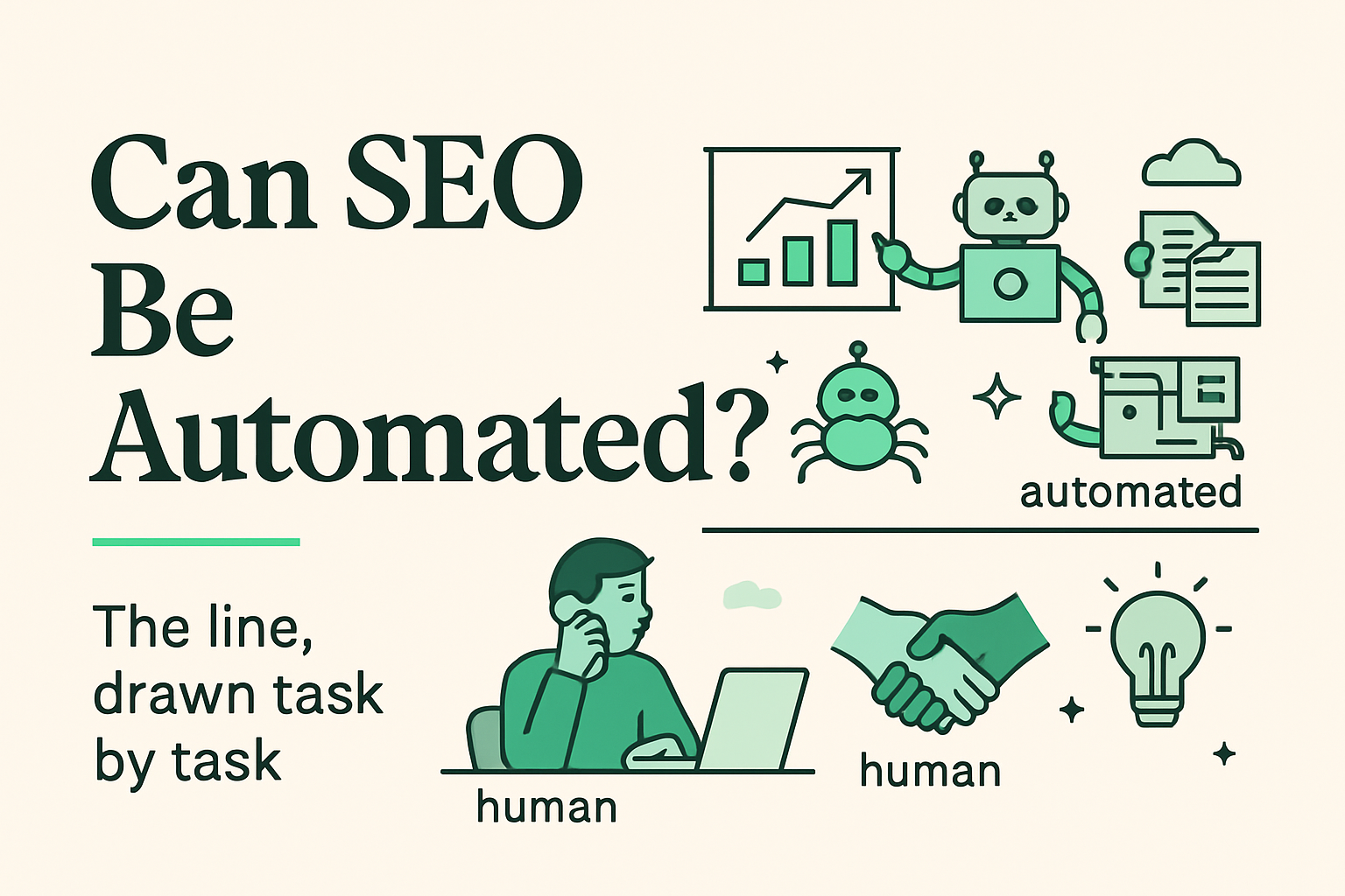 Can SEO Be Automated? Here Is the Line, Task by Task