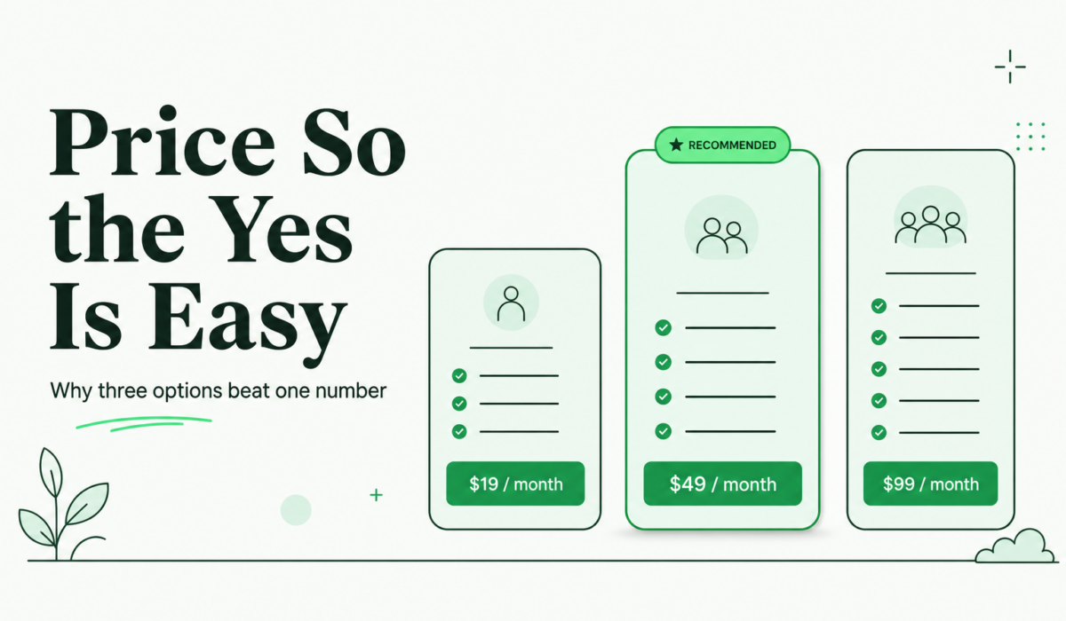 Price SEO So the Yes Is Easy: Tiers, Anchors and What Buyers Actually Compare