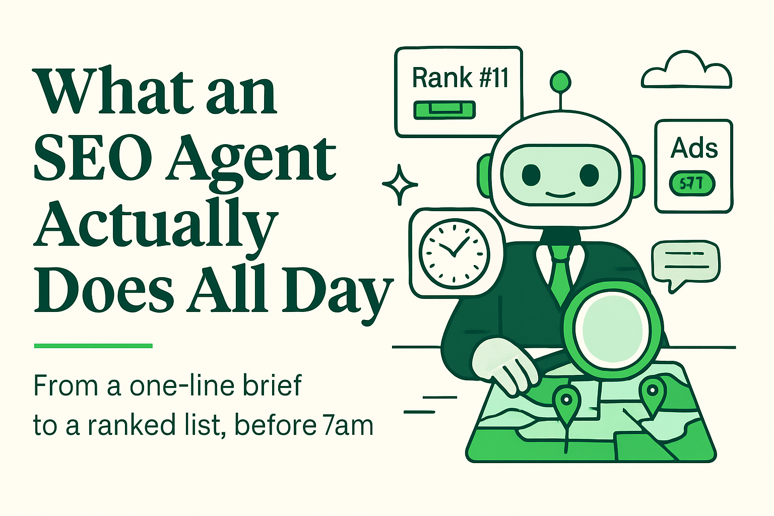 What an SEO Agent Actually Does All Day