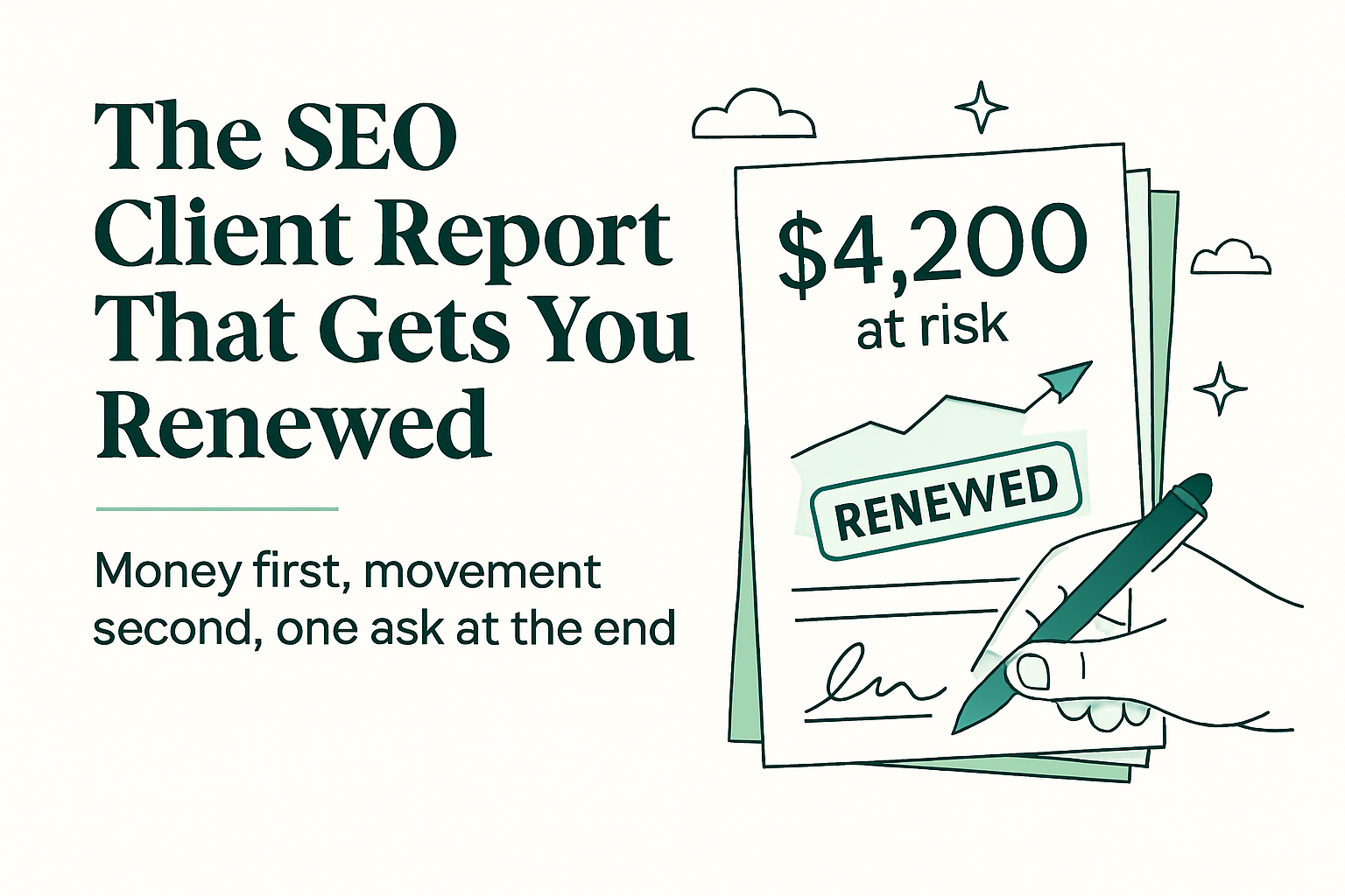 The SEO Client Report That Gets You Renewed