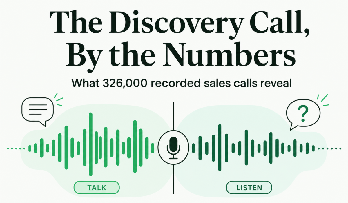 The Discovery Call, By the Numbers: What 326,000 Sales Calls Say About Closing SEO Clients