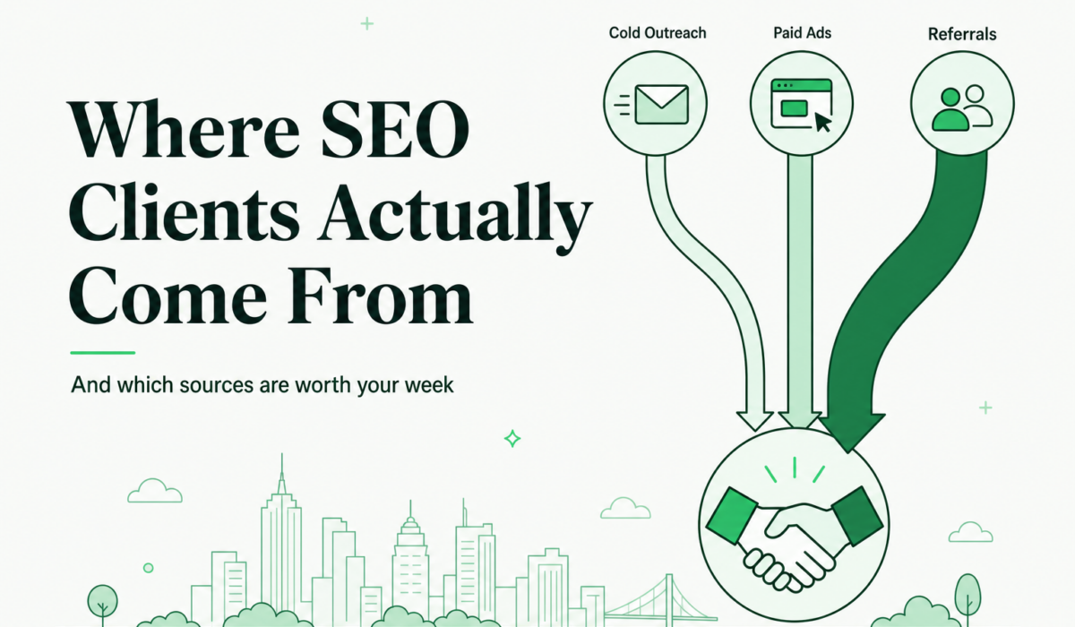Where SEO Clients Actually Come From, and Which Sources Are Worth Your Week